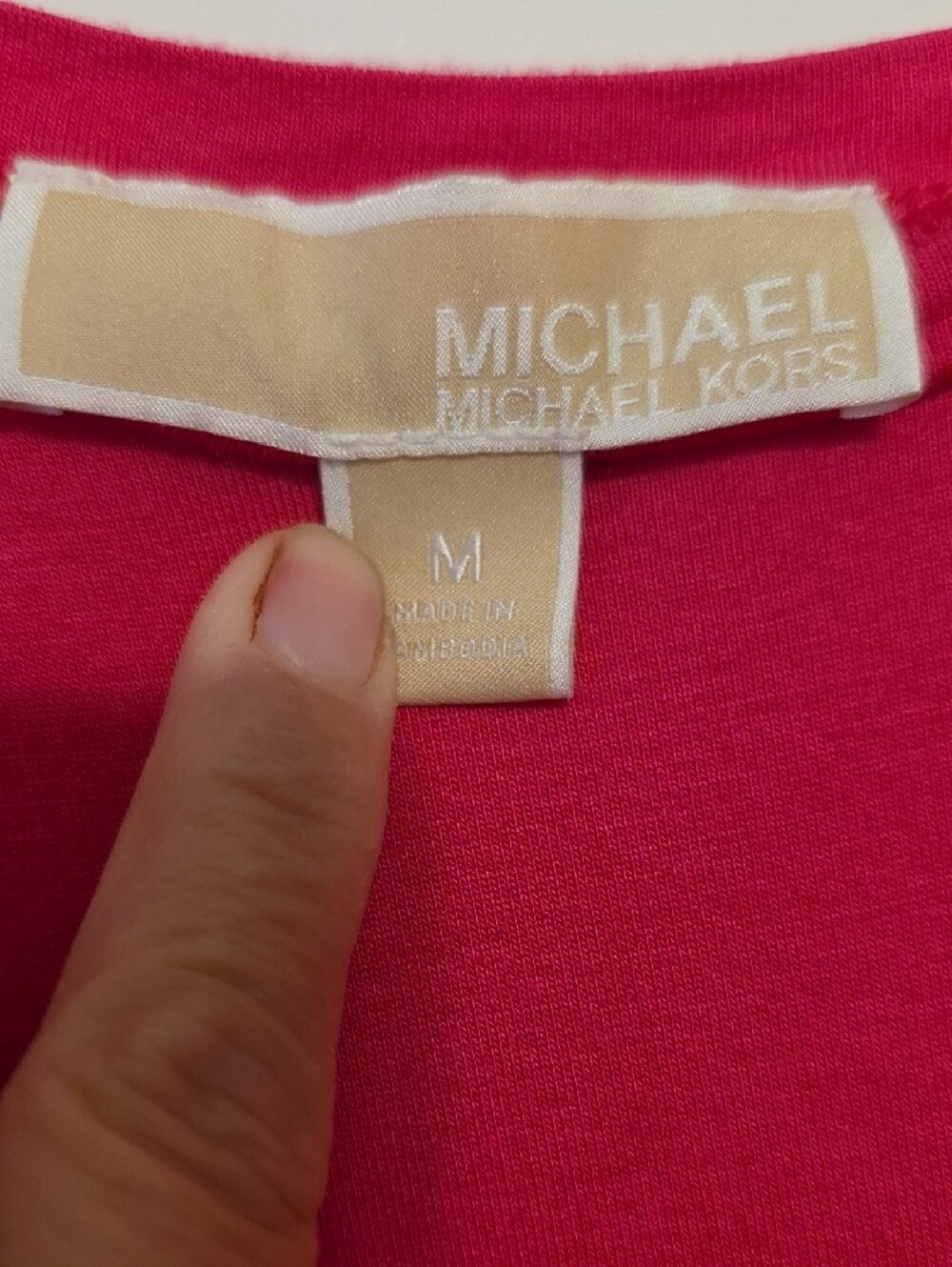 Michael Kors Fuchsia Tiered Sleeveless Tank - Picture 2 of 5